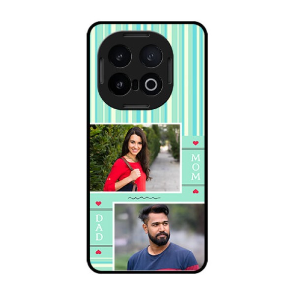 iQOO 13 5G Custom Glass Phone CaseMom and Dad Pic Design