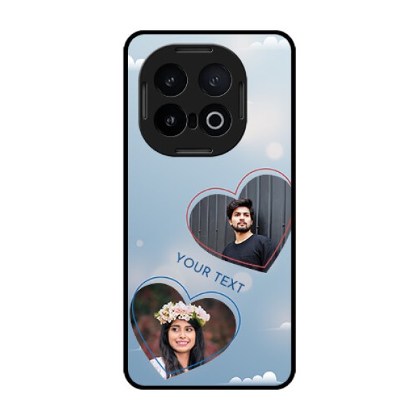 iQOO 13 5G Custom Glass Phone CaseBlue Color Couple Design