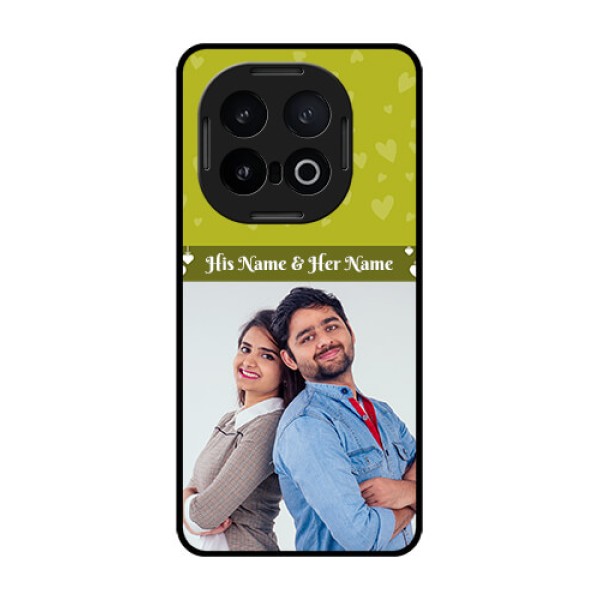 iQOO 13 5G Custom Glass Phone CaseYou and Me Heart Design