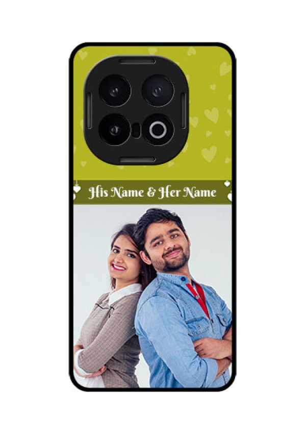 iQOO 13 5G Custom Glass Phone CaseYou and Me Heart Design