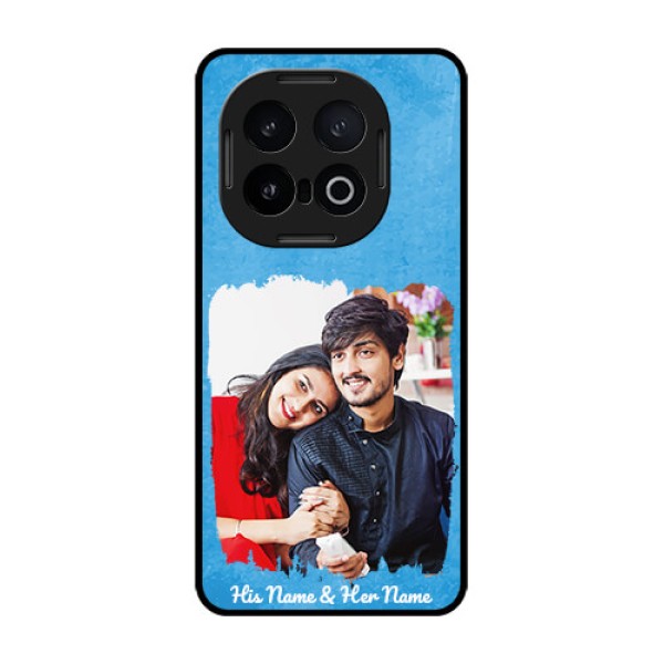 iQOO 13 5G Custom Glass Phone Case - Blue Color Vintage Design iQOO 13 5G Custom Glass Phone Case - Blue Color Vintage Design