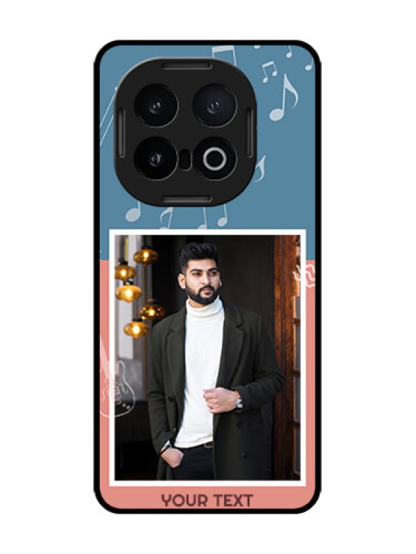 Custom iQOO 13 5G Custom Glass Phone CaseWith Color Musical Note Design