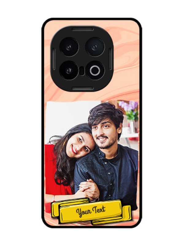 Custom iQOO 13 5G Custom Glass Phone CaseMarble Texture Design