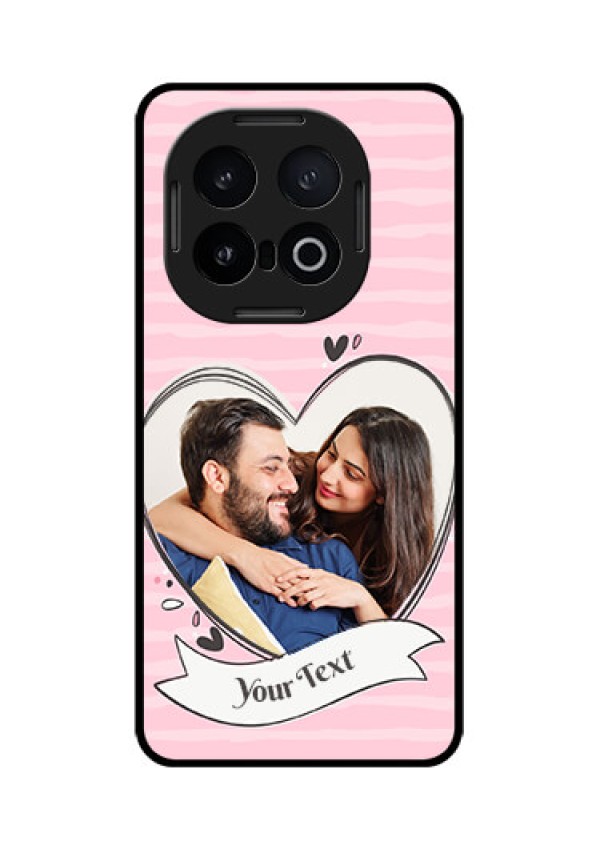 iQOO 13 5G Custom Glass Phone CaseVintage Heart Design
