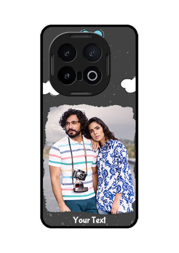 iQOO 13 5G Custom Glass Phone CaseSplashes With Love Doodles Design