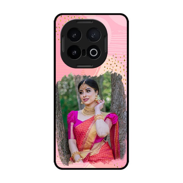 iQOO 13 5G Custom Glass Phone CaseGold Glitter Splash Design iQOO 13 5G Custom Glass Phone CaseGold Glitter Splash Design