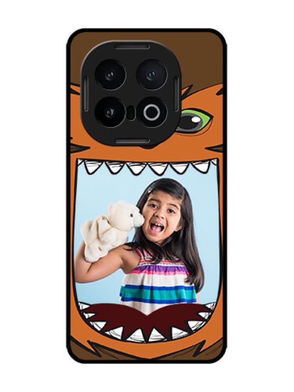 Custom iQOO 13 5G Custom Glass Phone CaseOwl Monster Back Case Design