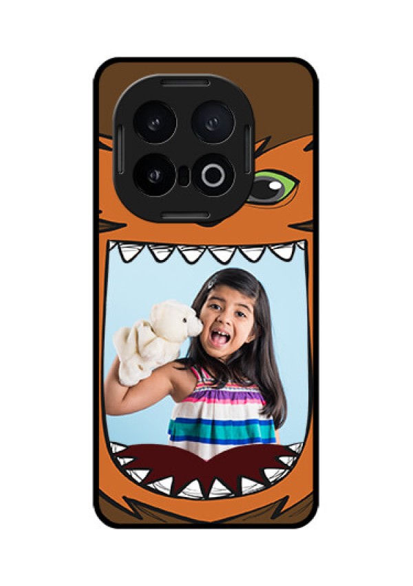 iQOO 13 5G Custom Glass Phone CaseOwl Monster Back Case Design
