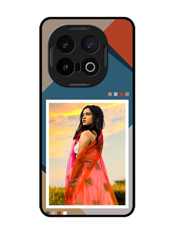 Custom iQOO 13 5G Custom Glass Phone CaseRetro Color Pallet Design