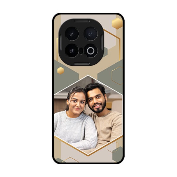 iQOO 13 5G Custom Glass Phone CaseStylish Hexagon Pattern Design iQOO 13 5G Custom Glass Phone CaseStylish Hexagon Pattern Design