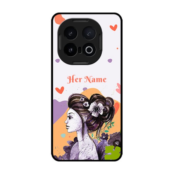 iQOO 13 5G Custom Glass Phone CaseWoman And Nature Design iQOO 13 5G Custom Glass Phone CaseWoman And Nature Design