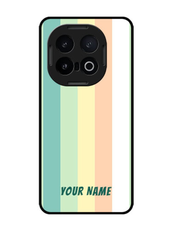 Custom iQOO 13 5G Custom Glass Phone CaseMulti - Colour Stripes Design