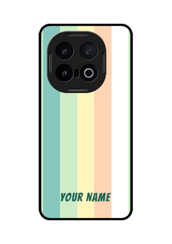 iQOO 13 5G Custom Glass Phone CaseMulti - Colour Stripes Design