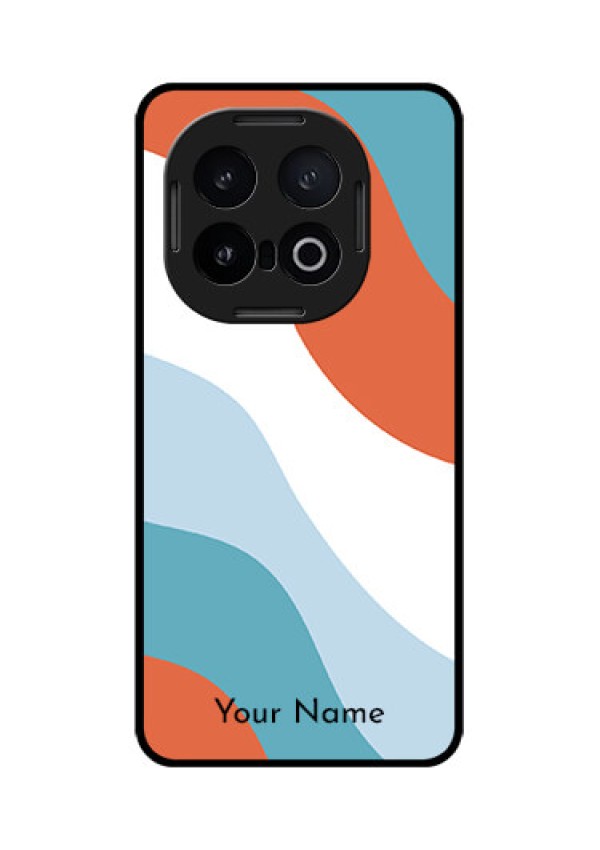 iQOO 13 5G Custom Glass Phone CaseColoured Waves Design