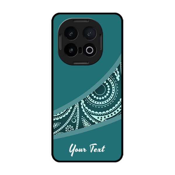 iQOO 13 5G Custom Glass Phone CaseSemi Visible Floral Design