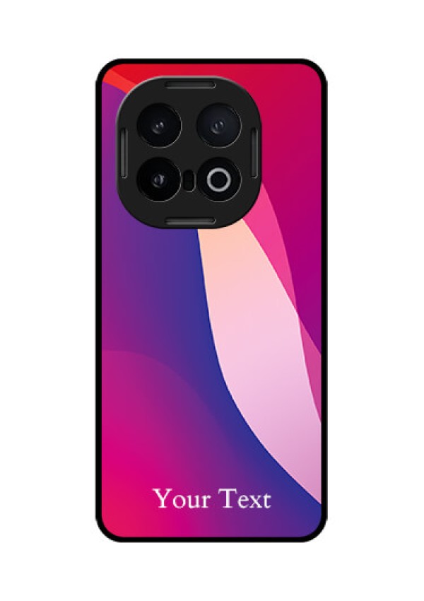 iQOO 13 5G Custom Glass Phone CaseDigital Abstract Overlap Design
