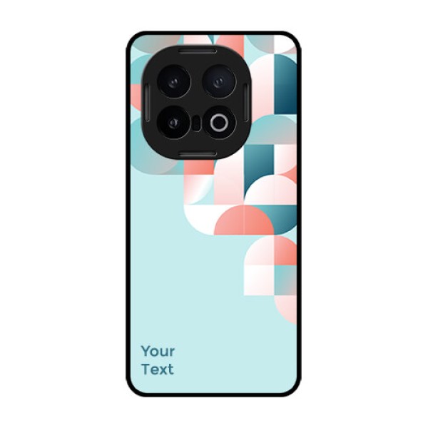 iQOO 13 5G Custom Glass Phone CaseStylish Semi - Circle Pattern Design iQOO 13 5G Custom Glass Phone CaseStylish Semi - Circle Pattern Design