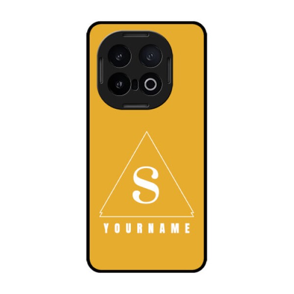 iQOO 13 5G Custom Glass Phone CaseSimple Triangle Design