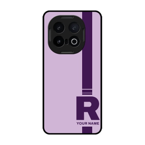 iQOO 13 5G Custom Glass Phone CaseSimple Dual Tone Stripe With Name Design iQOO 13 5G Custom Glass Phone CaseSimple Dual Tone Stripe With Name Design