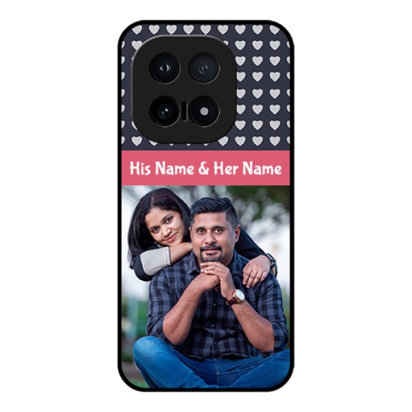iQOO 15 5G Custom Glass Phone Case - Love Symbols Design