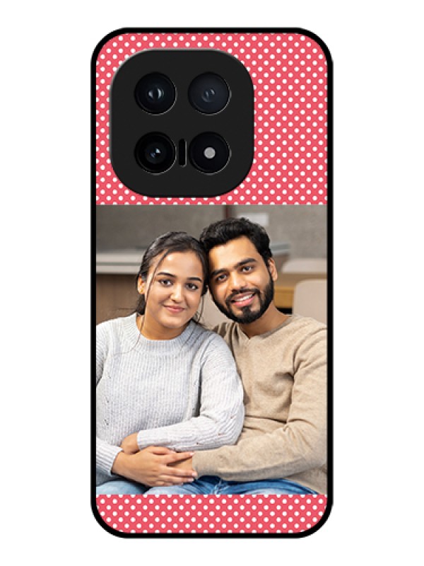 Custom iQOO 15 5G Custom Glass Phone Case - White Dotted Design