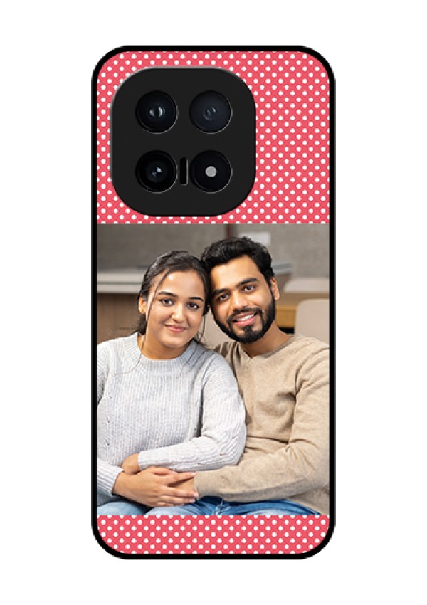 iQOO 15 5G Custom Glass Phone Case - White Dotted Design