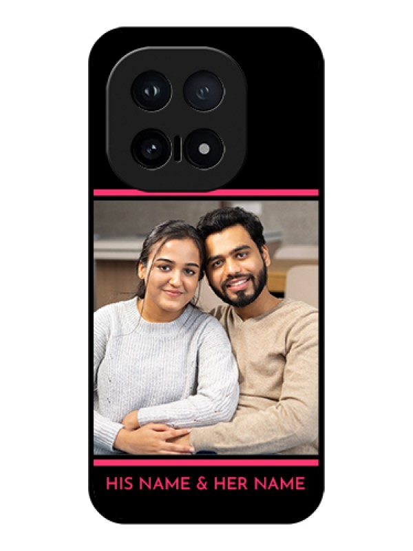 Custom iQOO 15 5G Custom Glass Phone Case - With Add Text Design