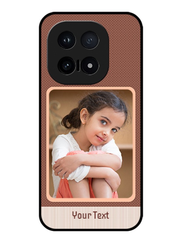 Custom iQOO 15 5G Custom Glass Phone Case - Simple Pic Upload Design