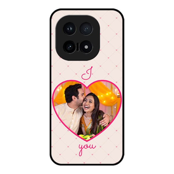iQOO 15 5G Custom Glass Phone Case - Heart Shape Design