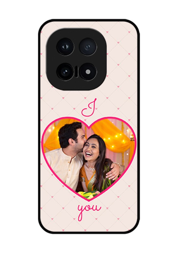 iQOO 15 5G Custom Glass Phone Case - Heart Shape Design