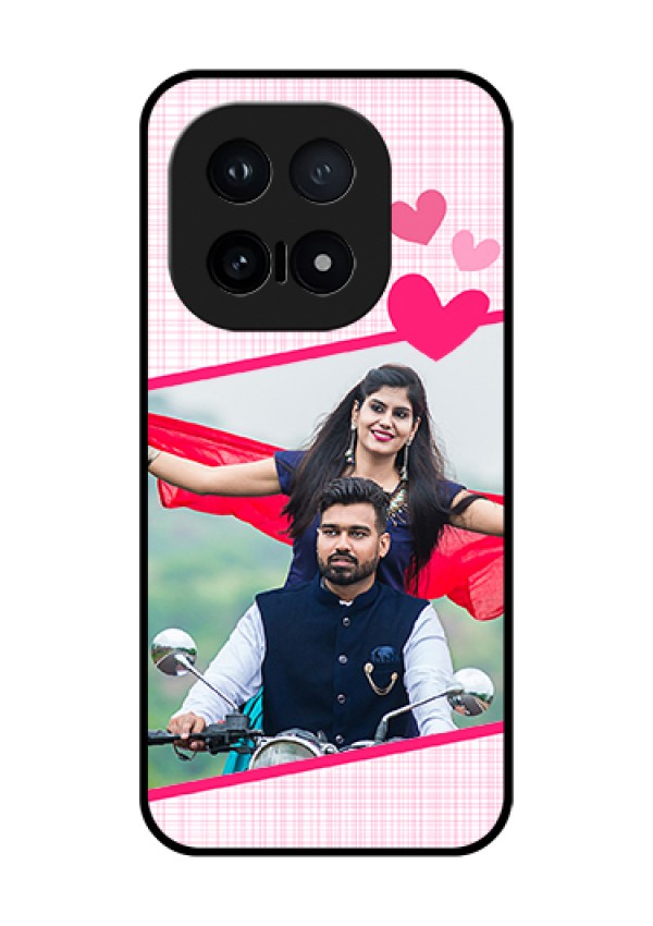 iQOO 15 5G Custom Glass Phone Case - Love Shape Heart Design