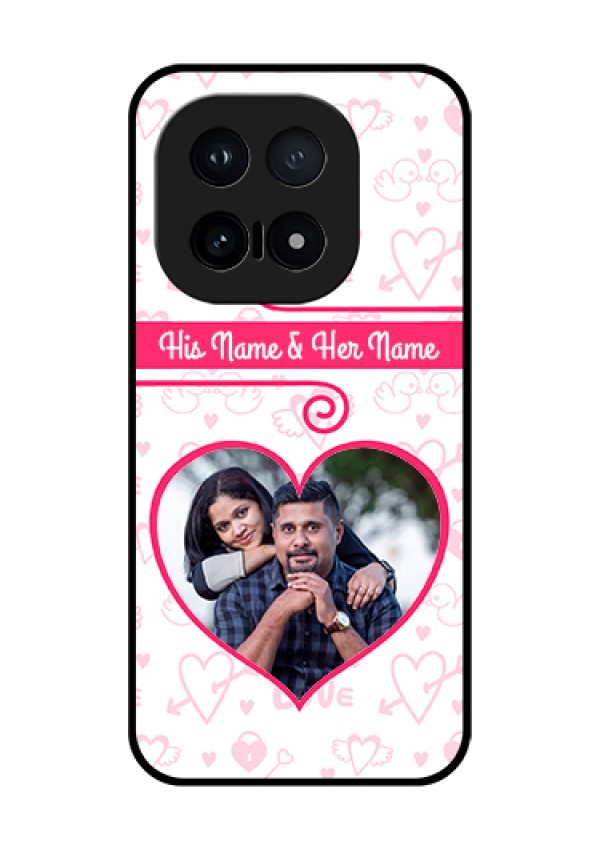 iQOO 15 5G Custom Glass Phone Case - Heart Shape Love Design