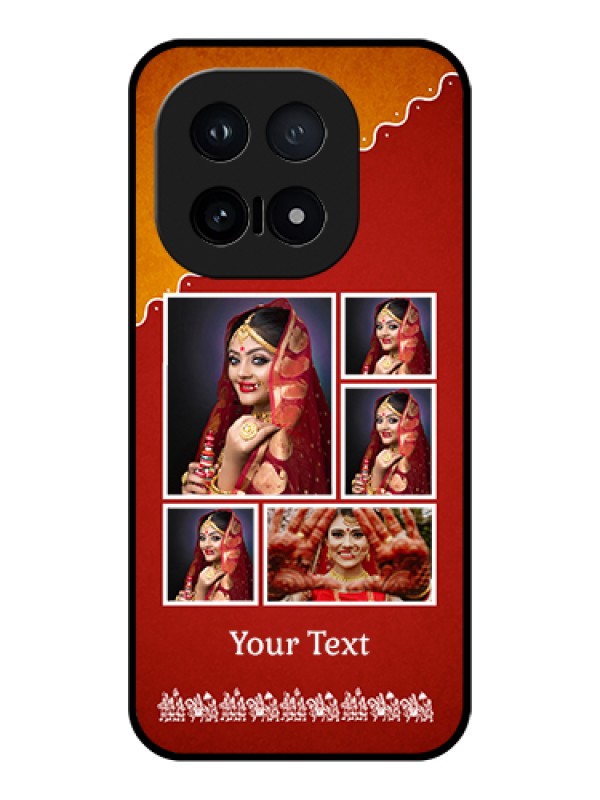 Custom iQOO 15 5G Custom Glass Phone Case - Wedding Pic Upload Design