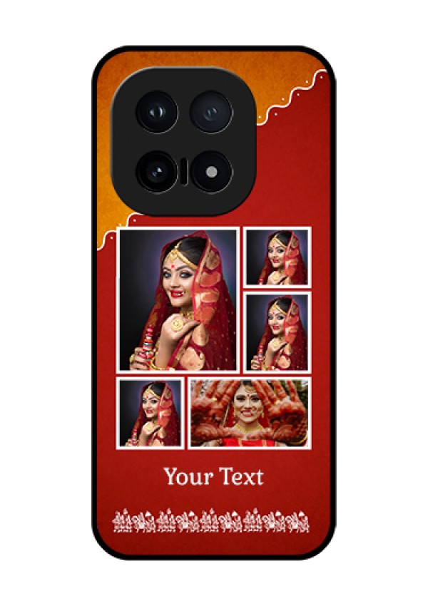 iQOO 15 5G Custom Glass Phone Case - Wedding Pic Upload Design