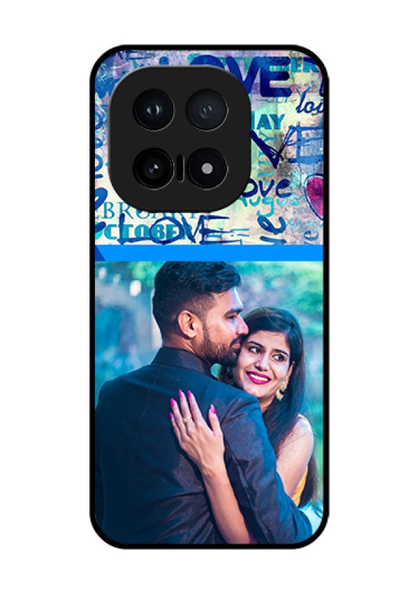 iQOO 15 5G Custom Glass Phone Case - Colorful Love Design