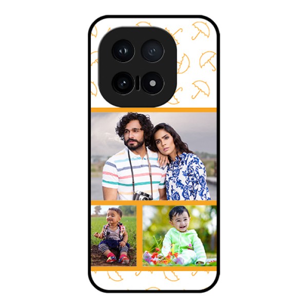 iQOO 15 5G Custom Glass Phone Case - Yellow Pattern Design