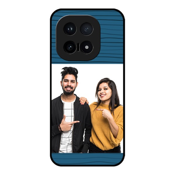 iQOO 15 5G Custom Glass Phone Case - Blue Pattern Cover Design