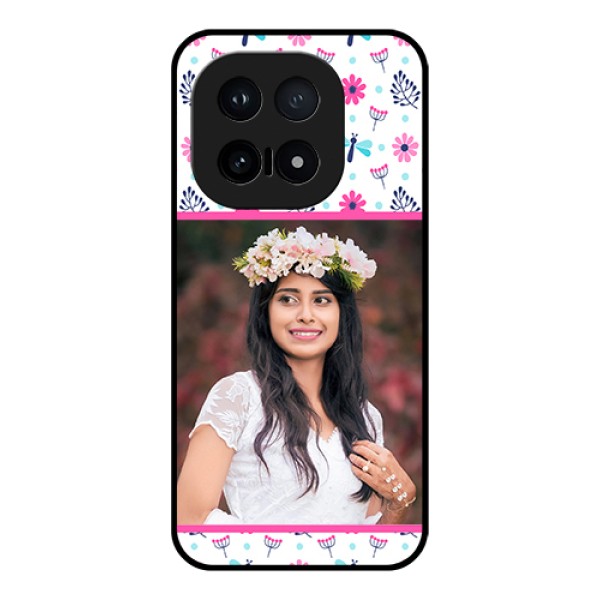 iQOO 15 5G Custom Glass Phone Case - Colorful Flower Design