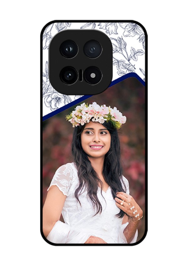 iQOO 15 5G Custom Glass Phone Case - Classy Floral Design