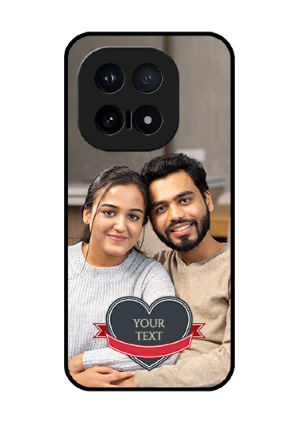 iQOO 15 5G Custom Glass Phone Case - Just Married Couple Design