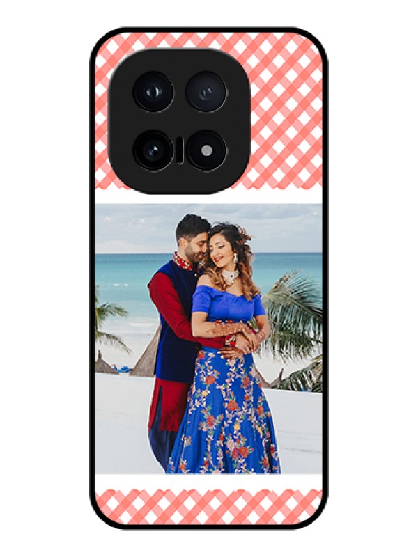 Custom iQOO 15 5G Custom Glass Phone Case - Pink Pattern Design