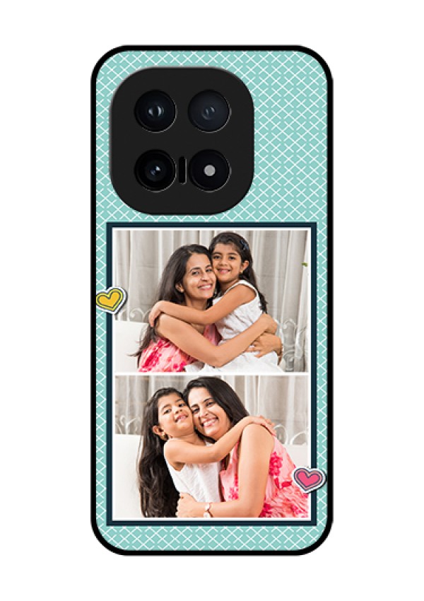 iQOO 15 5G Custom Glass Phone Case - 2 Image Holder With Pattern Design