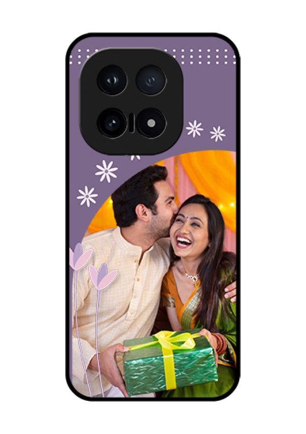 iQOO 15 5G Custom Glass Phone Case - Lavender Flowers Design