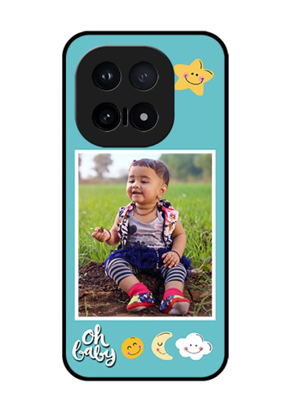 iQOO 15 5G Custom Glass Phone Case - Smiley Kids Stars Design