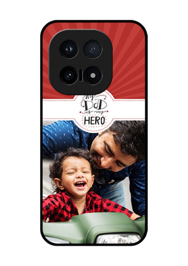 iQOO 15 5G Custom Glass Phone Case - My Dad Hero Design