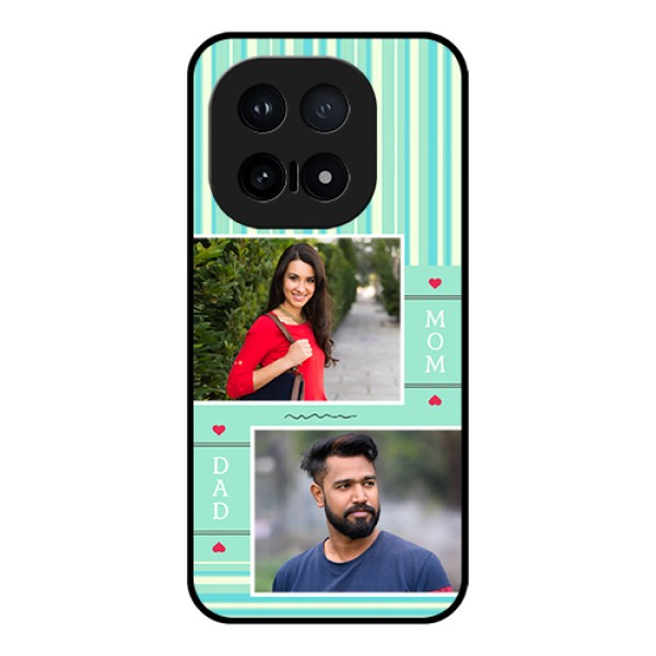 iQOO 15 5G Custom Glass Phone Case - Mom & Dad Pic Design