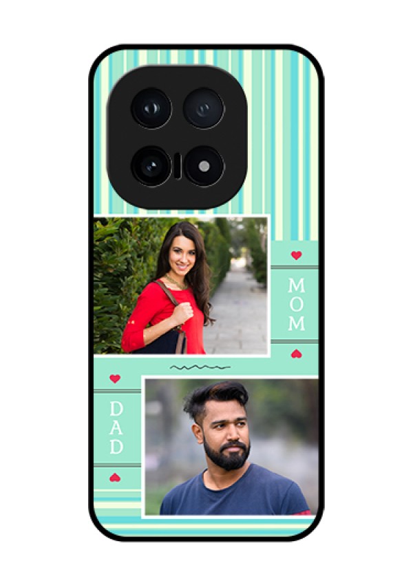 iQOO 15 5G Custom Glass Phone Case - Mom & Dad Pic Design