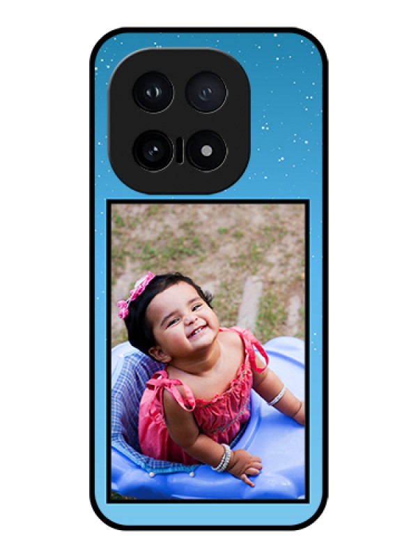 Custom iQOO 15 5G Custom Glass Phone Case - Wave Pattern Colorful Design