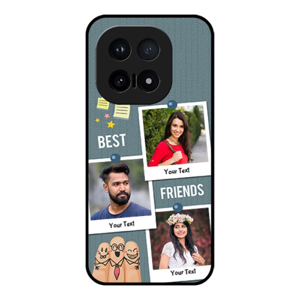 iQOO 15 5G Custom Glass Phone Case - Sticky Frames And Friendship Design