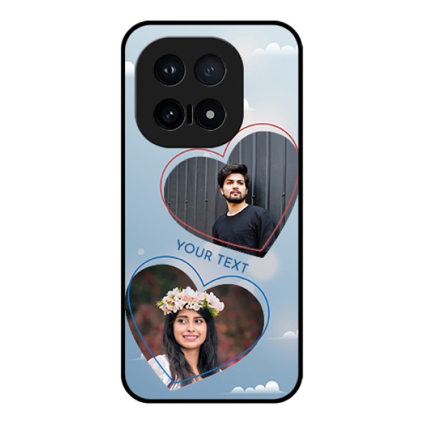 iQOO 15 5G Custom Glass Phone Case - Blue Color Couple Design
